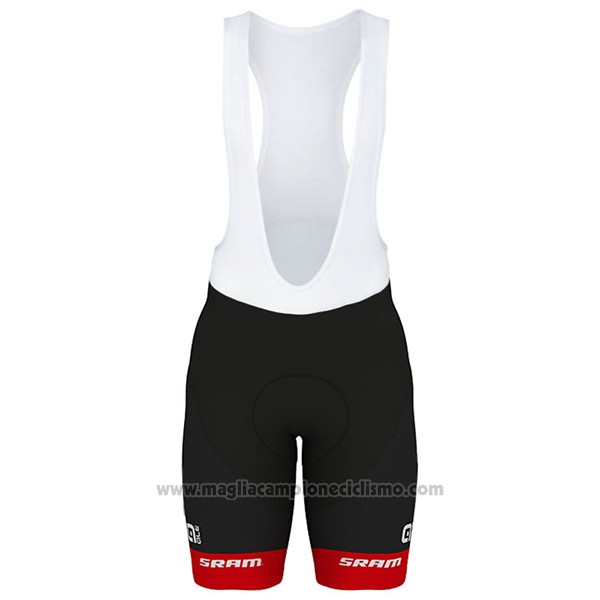 2017 Abbigliamento Ciclismo Axeon Hagens Berman Bianco e Nero Manica Corta e Salopette